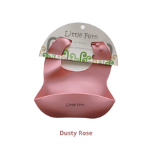 Load image into Gallery viewer, NEW Style Silicone Baby Bibs - Dusty Rose
